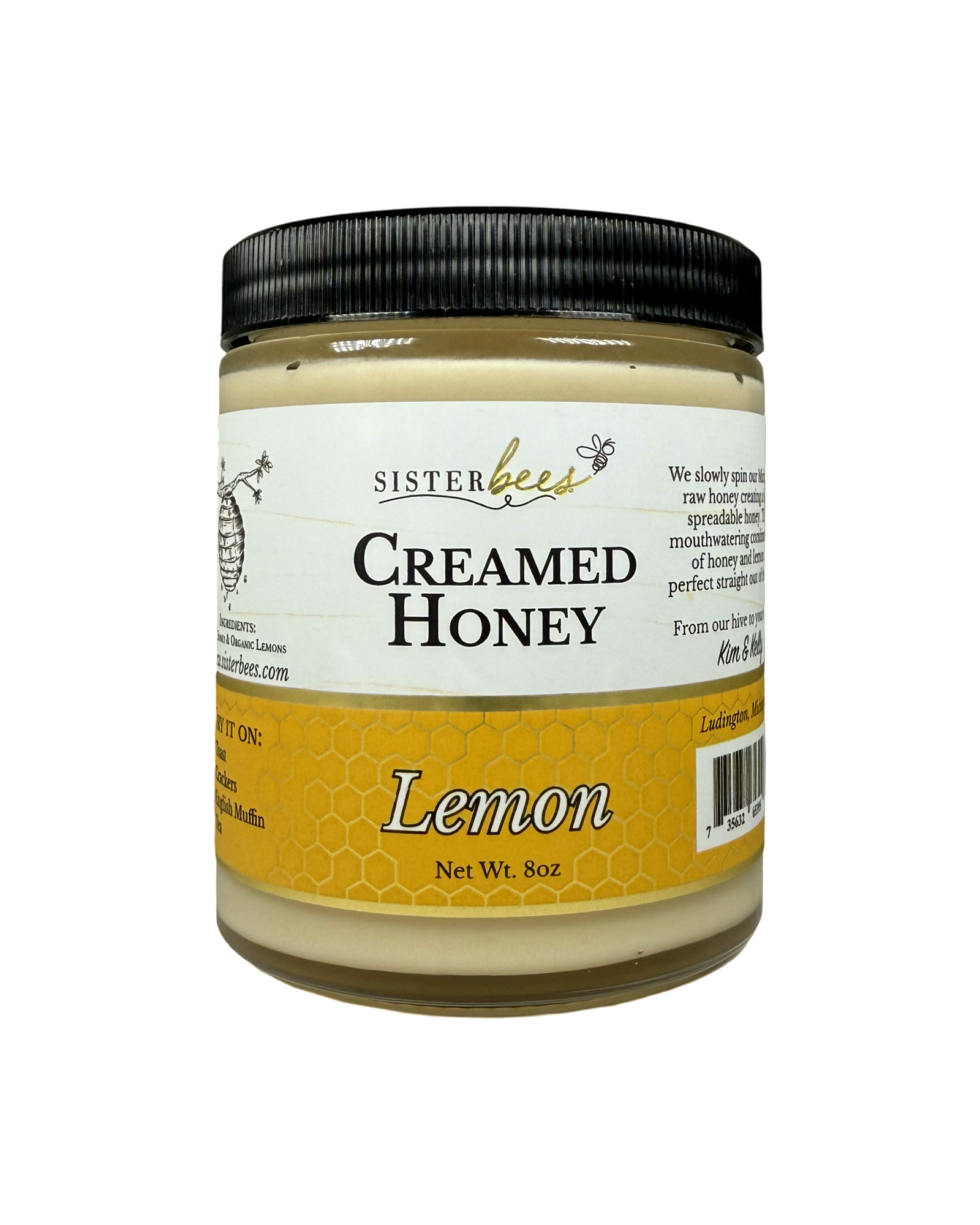 Lemon Creamed Honey 8oz jar
